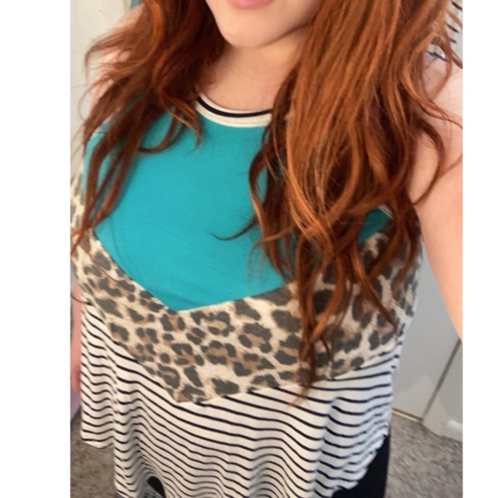Color Blocked Tank